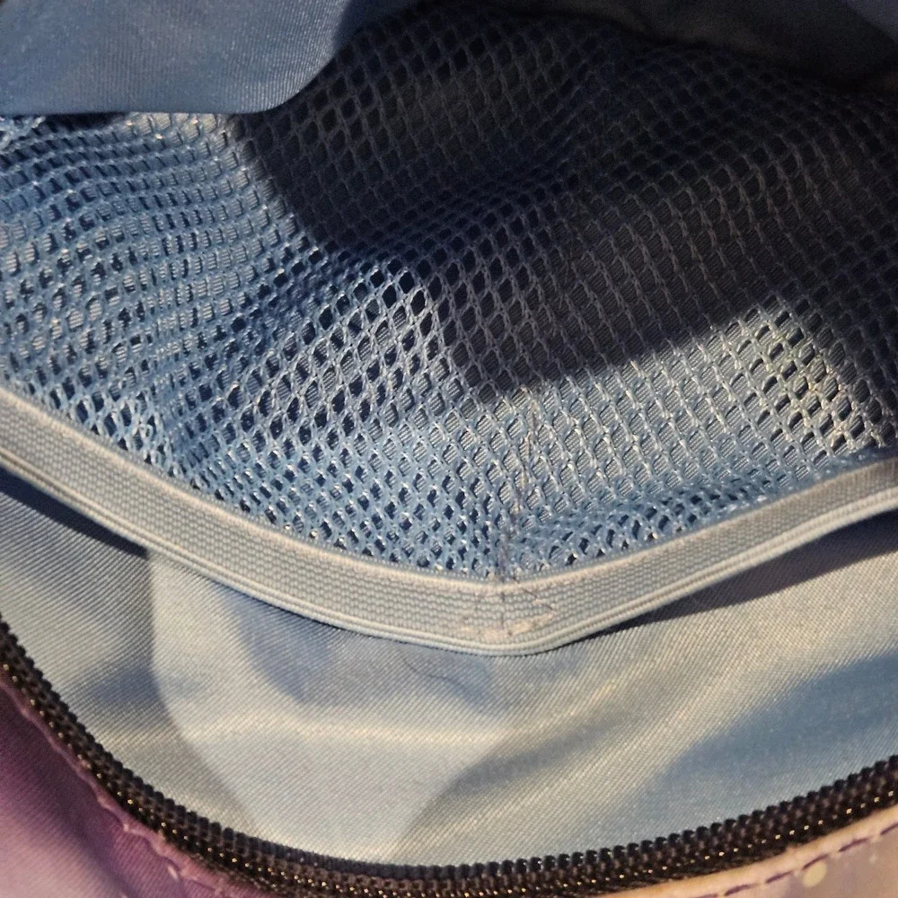 Jujubee small Diaper Bag Galaxy cosmic Print Backpack Blue Purple‎